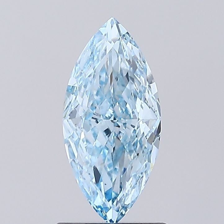 Loose Diamond - MARQUISE 1.01ct Fancy Vivid Blue VS1: Loose Diamond - MARQUISE 1.01ct Fancy Vivid Blue VS1 Source: This is a real non-mined Diamond that has been grown in a lab Shape: MARQUISE Carats: 1.01 Color: Fancy Vivid Blue Certification: IGI Video