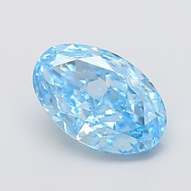 Loose Diamond - OVAL 2.03ct Fancy Vivid Blue VS1: Loose Diamond - OVAL 2.03ct Fancy Vivid Blue VS1 Source: This is a real non-mined Diamond that has been grown in a lab Shape: OVAL Carats: 2.03 Color: Fancy Vivid Blue Certification: IGI Video: