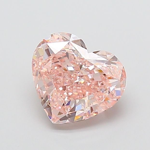 Loose Diamond - HEART 2.52ct Fancy Intense Pink VS1: Loose Diamond - HEART 2.52ct Fancy Intense Pink VS1 Source: This is a real non-mined Diamond that has been grown in a lab Shape: HEART Carats: 2.52 Color: Fancy Intense Pink Certification: IGI Video: