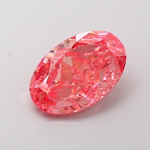 Loose Diamond - OVAL 2.53ct Fancy Vivid Pink VS1: Loose Diamond - OVAL 2.53ct Fancy Vivid Pink VS1 Source: This is a real non-mined Diamond that has been grown in a lab Shape: OVAL Carats: 2.53 Color: Fancy Vivid Pink Certification: IGI Video: