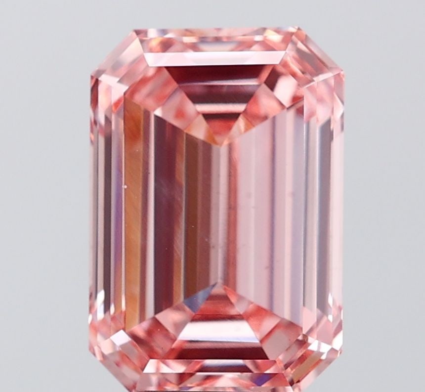 Loose Diamond - EMERALD 5.26ct Fancy Intense Pink VS1 (1 of 1)