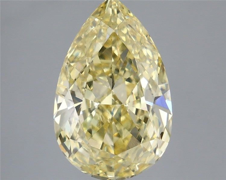 Loose Diamond - PEAR 4.09ct Fancy Intense Yellow VS1 (1 of 1)