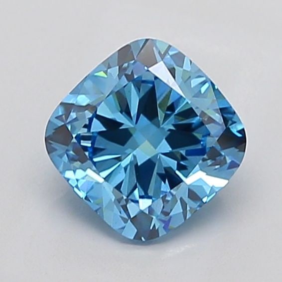 Loose Diamond - CUSHION MODIFIED 2.36ct Fancy Vivid Blue VS2: Loose Diamond - CUSHION MODIFIED 2.36ct Fancy Vivid Blue VS2 Source: This is a real non-mined Diamond that has been grown in a lab Shape: CUSHION MODIFIED Carats: 2.36 Color: Fancy Vivid Blue Certific