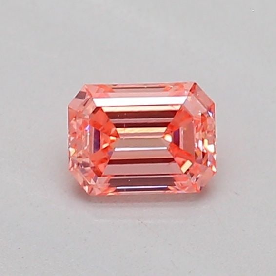 Loose Diamond - EMERALD 0.22ct Fancy Vivid Pink SI1: Loose Diamond - EMERALD 0.22ct Fancy Vivid Pink SI1 Source: This is a real non-mined Diamond that has been grown in a lab Shape: EMERALD Carats: 0.22 Color: Fancy Vivid Pink Certification: IGI Video: