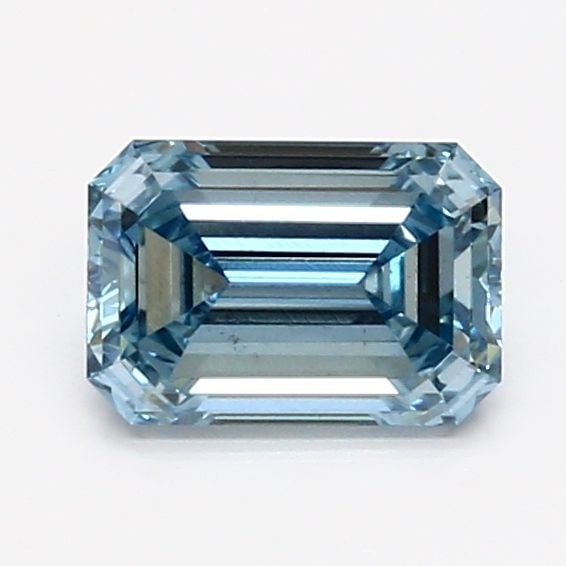 Loose Diamond - EMERALD 1.14ct Fancy Intense Blue VS2: Loose Diamond - EMERALD 1.14ct Fancy Intense Blue VS2 Source: This is a real non-mined Diamond that has been grown in a lab Shape: EMERALD Carats: 1.14 Color: Fancy Intense Blue Certification: IGI Vid
