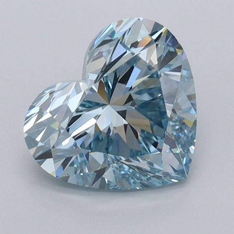 Loose Diamond - HEART 1.74ct Fancy Vivid Blue VVS2: Loose Diamond - HEART 1.74ct Fancy Vivid Blue VVS2 Source: This is a real non-mined Diamond that has been grown in a lab Shape: HEART Carats: 1.74 Color: Fancy Vivid Blue Certification: IGI Video: