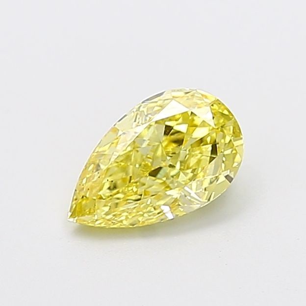 Loose Diamond - PEAR 1.01ct Fancy Vivid Yellow VS2: Loose Diamond - PEAR 1.01ct Fancy Vivid Yellow VS2 Source: This is a real non-mined Diamond that has been grown in a lab Shape: PEAR Carats: 1.01 Color: Fancy Vivid Yellow Certification: IGI Video: