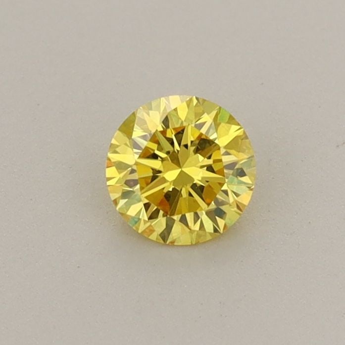 Loose Diamond - ROUND 0.3ct Fancy Vivid Yellow VS2 (1 of 1)