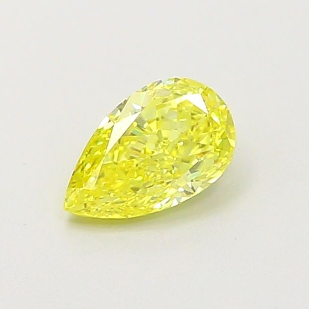 Loose Diamond - PEAR 0.51ct Fancy Vivid Yellow VVS2: Loose Diamond - PEAR 0.51ct Fancy Vivid Yellow VVS2 Source: This is a real non-mined Diamond that has been grown in a lab Shape: PEAR Carats: 0.51 Color: Fancy Vivid Yellow Certification: IGI Video: