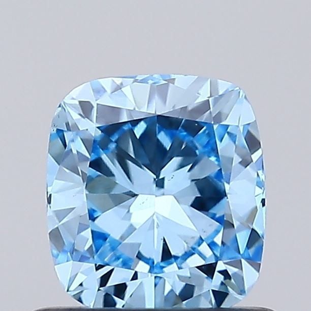Loose Diamond - CUSHION MODIFIED 0.67ct Fancy Vivid Blue VS1: Loose Diamond - CUSHION MODIFIED 0.67ct Fancy Vivid Blue VS1 Source: This is a real non-mined Diamond that has been grown in a lab Shape: CUSHION MODIFIED Carats: 0.67 Color: Fancy Vivid Blue