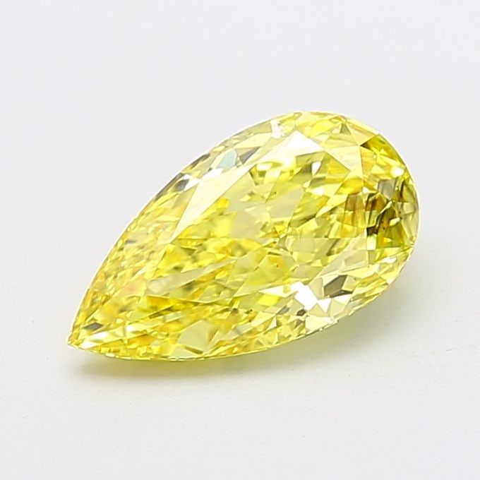 Loose Diamond - PEAR 2.02ct Fancy Vivid Yellow VS2: Loose Diamond - PEAR 2.02ct Fancy Vivid Yellow VS2 Source: This is a real non-mined Diamond that has been grown in a lab Shape: PEAR Carats: 2.02 Color: Fancy Vivid Yellow Certification: IGI Video:
