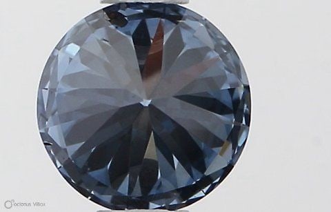 Loose Diamond - ROUND 0.5ct Fancy Vivid Blue SI1 (1 of 1)