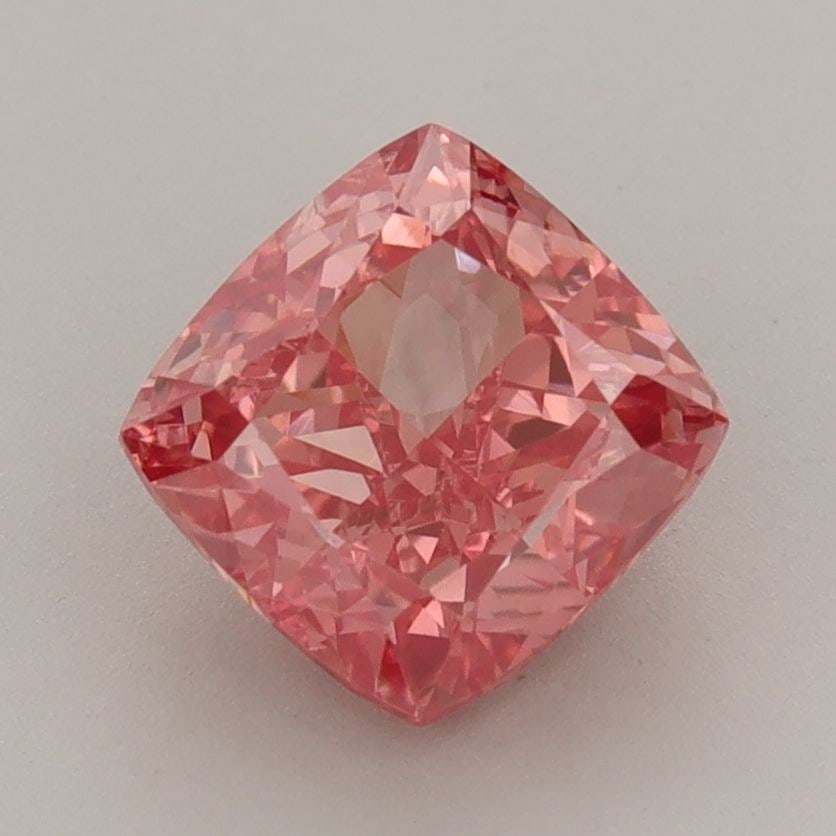 Loose Diamond - CUSHION MODIFIED 2.11ct Fancy Vivid Pink VS2: Loose Diamond - CUSHION MODIFIED 2.11ct Fancy Vivid Pink VS2 Source: This is a real non-mined Diamond that has been grown in a lab Shape: CUSHION MODIFIED Carats: 2.11 Color: Fancy Vivid Pink Certific