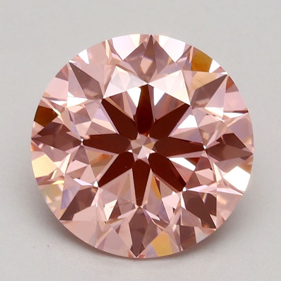 Loose Diamond - ROUND 2.5ct Fancy Intense Pink VS2: Loose Diamond - ROUND 2.5ct Fancy Intense Pink VS2 Source: This is a real non-mined Diamond that has been grown in a lab Shape: ROUND Carats: 2.5 Color: Fancy Intense Pink Certification: IGI Video: