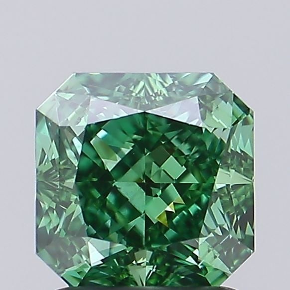 Loose Diamond - SQUARE RADIANT 1.53ct Fancy Vivid Green VVS2: Loose Diamond - SQUARE RADIANT 1.53ct Fancy Vivid Green VVS2 Source: This is a real non-mined Diamond that has been grown in a lab Shape: SQUARE RADIANT Carats: 1.53 Color: Fancy Vivid Green