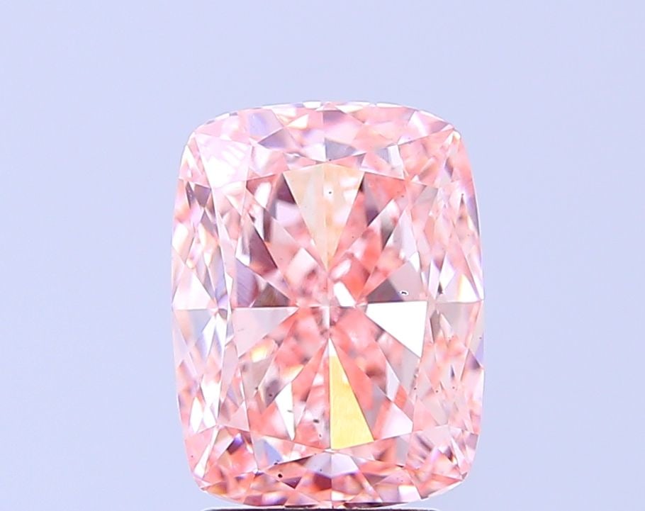 Loose Diamond - CUSHION MODIFIED 4.03ct Fancy Vivid Pink VS2: Loose Diamond - CUSHION MODIFIED 4.03ct Fancy Vivid Pink VS2 Source: This is a real non-mined Diamond that has been grown in a lab Shape: CUSHION MODIFIED Carats: 4.03 Color: Fancy Vivid Pink Certific