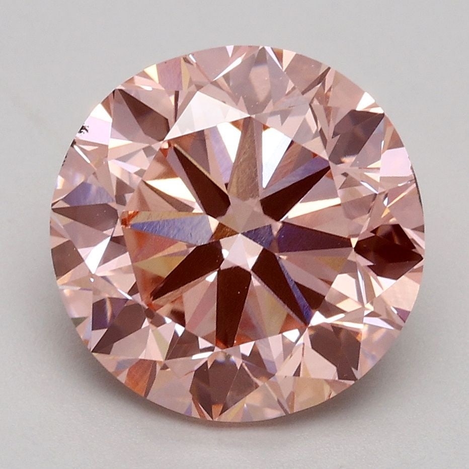 Loose Diamond - ROUND 3.0ct Fancy Intense Pink VS2: Loose Diamond - ROUND 3.0ct Fancy Intense Pink VS2 Source: This is a real non-mined Diamond that has been grown in a lab Shape: ROUND Carats: 3.0 Color: Fancy Intense Pink Certification: IGI Video: