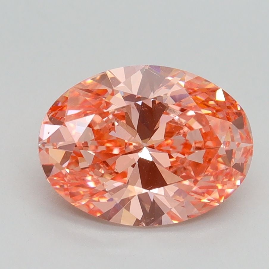Loose Diamond - OVAL 2.01ct Fancy Vivid Pink SI1: Loose Diamond - OVAL 2.01ct Fancy Vivid Pink SI1 Source: This is a real non-mined Diamond that has been grown in a lab Shape: OVAL Carats: 2.01 Color: Fancy Vivid Pink Certification: IGI Video: