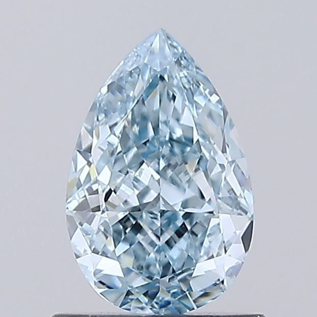 Loose Diamond - PEAR 0.95ct Fancy Vivid Blue VVS2: Loose Diamond - PEAR 0.95ct Fancy Vivid Blue VVS2 Source: This is a real non-mined Diamond that has been grown in a lab Shape: PEAR Carats: 0.95 Color: Fancy Vivid Blue Certification: IGI Video: