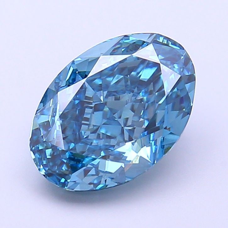Loose Diamond - OVAL 3.06ct Fancy Vivid Blue VS1: Loose Diamond - OVAL 3.06ct Fancy Vivid Blue VS1 Source: This is a real non-mined Diamond that has been grown in a lab Shape: OVAL Carats: 3.06 Color: Fancy Vivid Blue Certification: IGI Video: