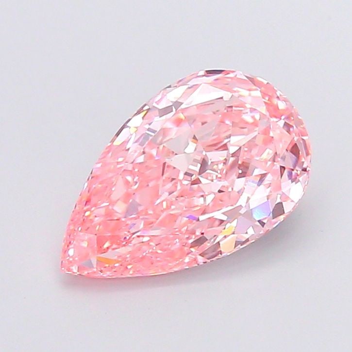 Loose Diamond - PEAR 3.55ct Fancy Vivid Pink VS1: Loose Diamond - PEAR 3.55ct Fancy Vivid Pink VS1 Source: This is a real non-mined Diamond that has been grown in a lab Shape: PEAR Carats: 3.55 Color: Fancy Vivid Pink Certification: IGI PLEASE NOTE: 
