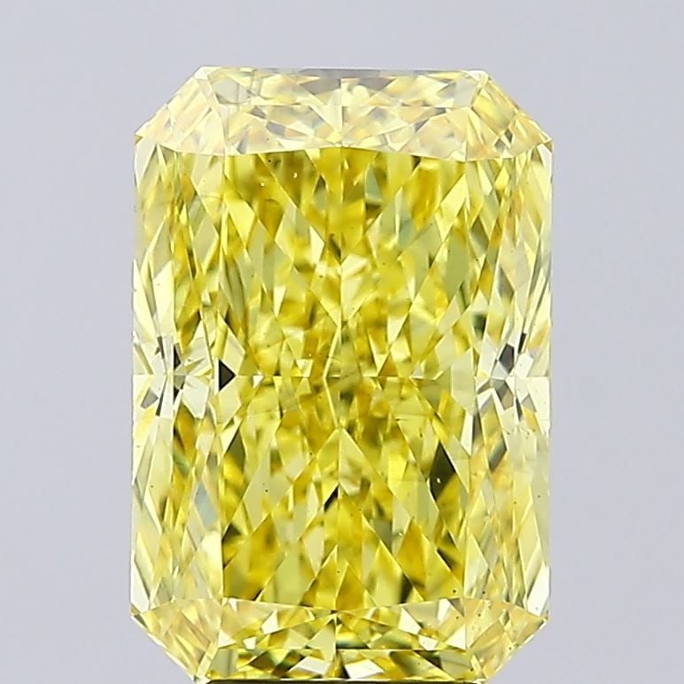 Loose Diamond - RADIANT 5.03ct Fancy Vivid Yellow VS2 (1 of 1)