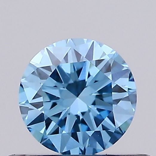 Loose Diamond - ROUND 0.35ct Fancy Vivid Blue VS1: Loose Diamond - ROUND 0.35ct Fancy Vivid Blue VS1 Source: This is a real non-mined Diamond that has been grown in a lab Shape: ROUND Carats: 0.35 Color: Fancy Vivid Blue Certification: IGI Video:
