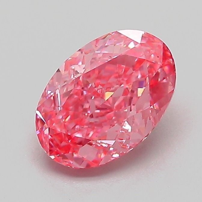 Loose Diamond - OVAL 1.1ct Fancy Vivid Pink VVS2: Loose Diamond - OVAL 1.1ct Fancy Vivid Pink VVS2 Source: This is a real non-mined Diamond that has been grown in a lab Shape: OVAL Carats: 1.1 Color: Fancy Vivid Pink Certification: IGI Video: