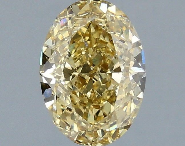 Loose Diamond - OVAL 2.07ct Fancy Intense Yellow VS1: Loose Diamond - OVAL 2.07ct Fancy Intense Yellow VS1 Source: This is a real non-mined Diamond that has been grown in a lab Shape: OVAL Carats: 2.07 Color: Fancy Intense Yellow Certification: IGI Video