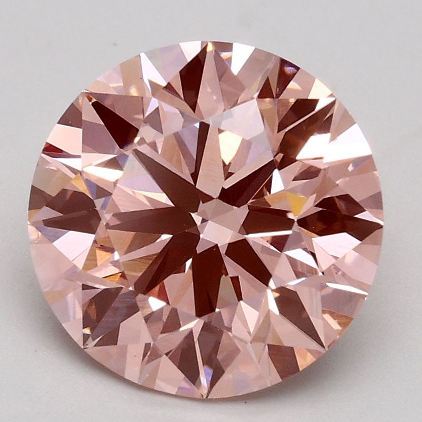 Ideal Loose Diamond - ROUND 2.24ct Fancy Intense Pink VS1: Ideal Loose Diamond - ROUND 2.24ct Fancy Intense Pink VS1 Source: This is a real non-mined Diamond that has been grown in a lab Shape: ROUND Carats: 2.24 Color: Fancy Intense Pink Certification: IGI V