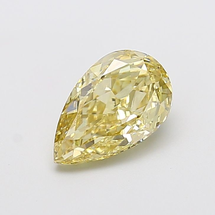 Loose Diamond - PEAR 2.06ct Fancy Yellow VVS2: Loose Diamond - PEAR 2.06ct Fancy Yellow VVS2 Source: This is a real non-mined Diamond that has been grown in a lab Shape: PEAR Carats: 2.06 Color: Fancy Yellow Certification: IGI Video: