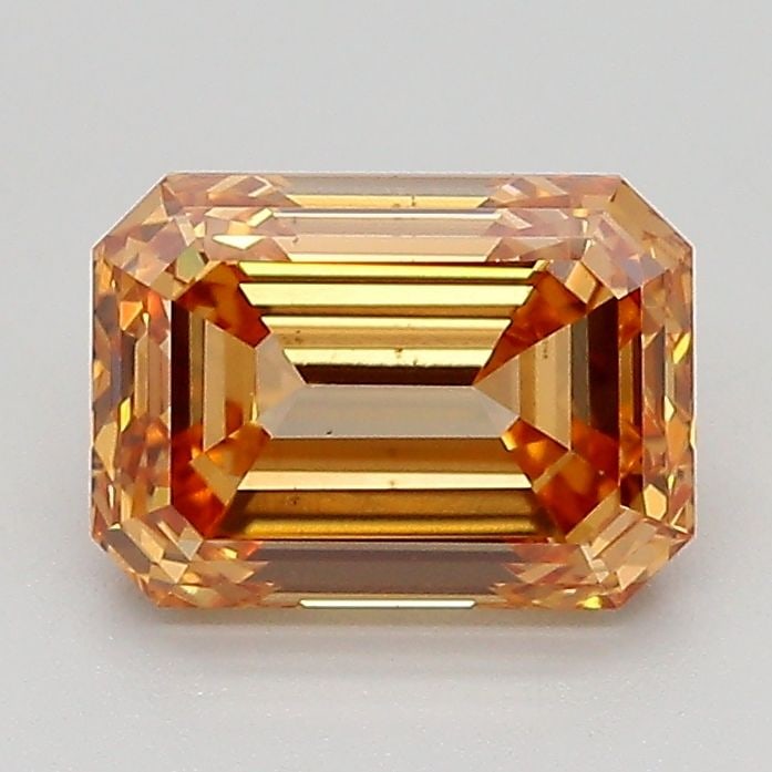 Loose Diamond - EMERALD 1.72ct Fancy Light Yellowish Brown VS1: Loose Diamond - EMERALD 1.72ct Fancy Light Yellowish Brown VS1 Source: This is a real non-mined Diamond that has been grown in a lab Shape: EMERALD Carats: 1.72 Color: Fancy Light Yellowish Brown Cert