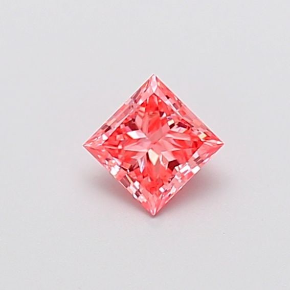 Loose Diamond - PRINCESS 0.17ct Fancy Vivid Pink VS1: Loose Diamond - PRINCESS 0.17ct Fancy Vivid Pink VS1 Source: This is a real non-mined Diamond that has been grown in a lab Shape: PRINCESS Carats: 0.17 Color: Fancy Vivid Pink Certification: NONE Vide