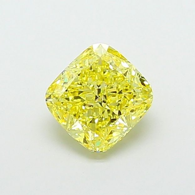 Loose Diamond - CUSHION MODIFIED 3.02ct Fancy Intense Yellow VS1: Loose Diamond - CUSHION MODIFIED 3.02ct Fancy Intense Yellow VS1 Source: This is a real non-mined Diamond that has been grown in a lab Shape: CUSHION MODIFIED Carats: 3.02 Color: Fancy Intense Yellow 