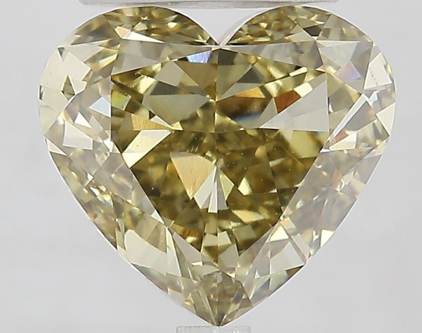 Loose Diamond - HEART 4.42ct Fancy Yellow VS1: Loose Diamond - HEART 4.42ct Fancy Yellow VS1 Source: This is a real non-mined Diamond that has been grown in a lab Shape: HEART Carats: 4.42 Color: Fancy Yellow Certification: IGI Video: