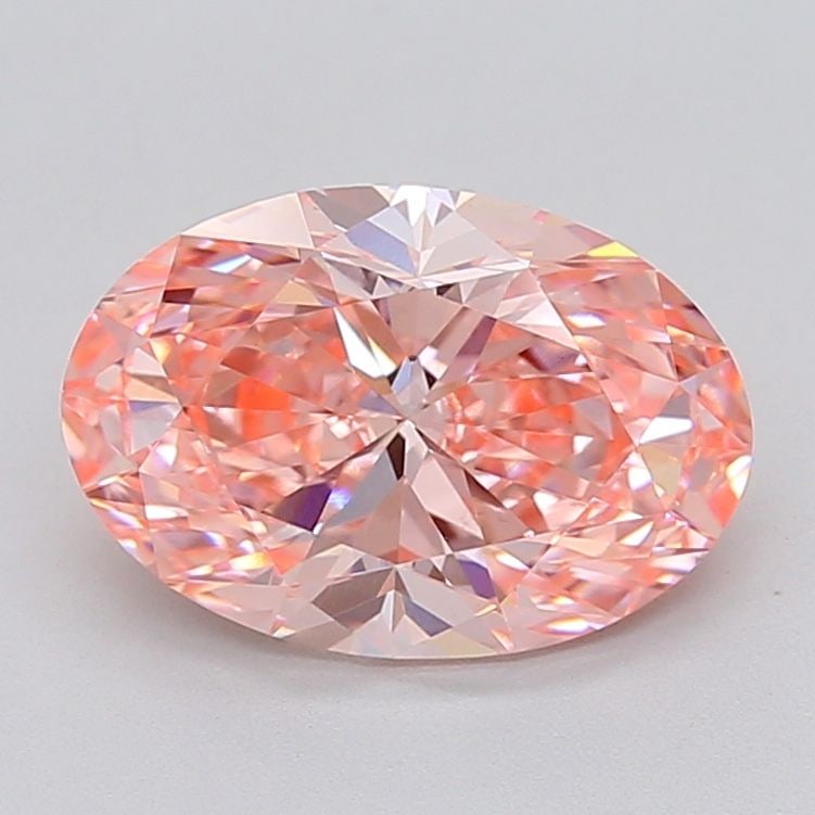 Loose Diamond - OVAL 3.52ct Fancy Vivid Pink VS1: Loose Diamond - OVAL 3.52ct Fancy Vivid Pink VS1 Source: This is a real non-mined Diamond that has been grown in a lab Shape: OVAL Carats: 3.52 Color: Fancy Vivid Pink Certification: IGI Video: