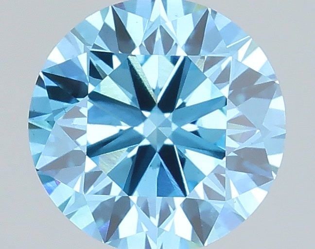 Loose Diamond - ROUND 1.52ct Fancy Vivid Blue VS2: Loose Diamond - ROUND 1.52ct Fancy Vivid Blue VS2 Source: This is a real non-mined Diamond that has been grown in a lab Shape: ROUND Carats: 1.52 Color: Fancy Vivid Blue Certification: IGI Video: