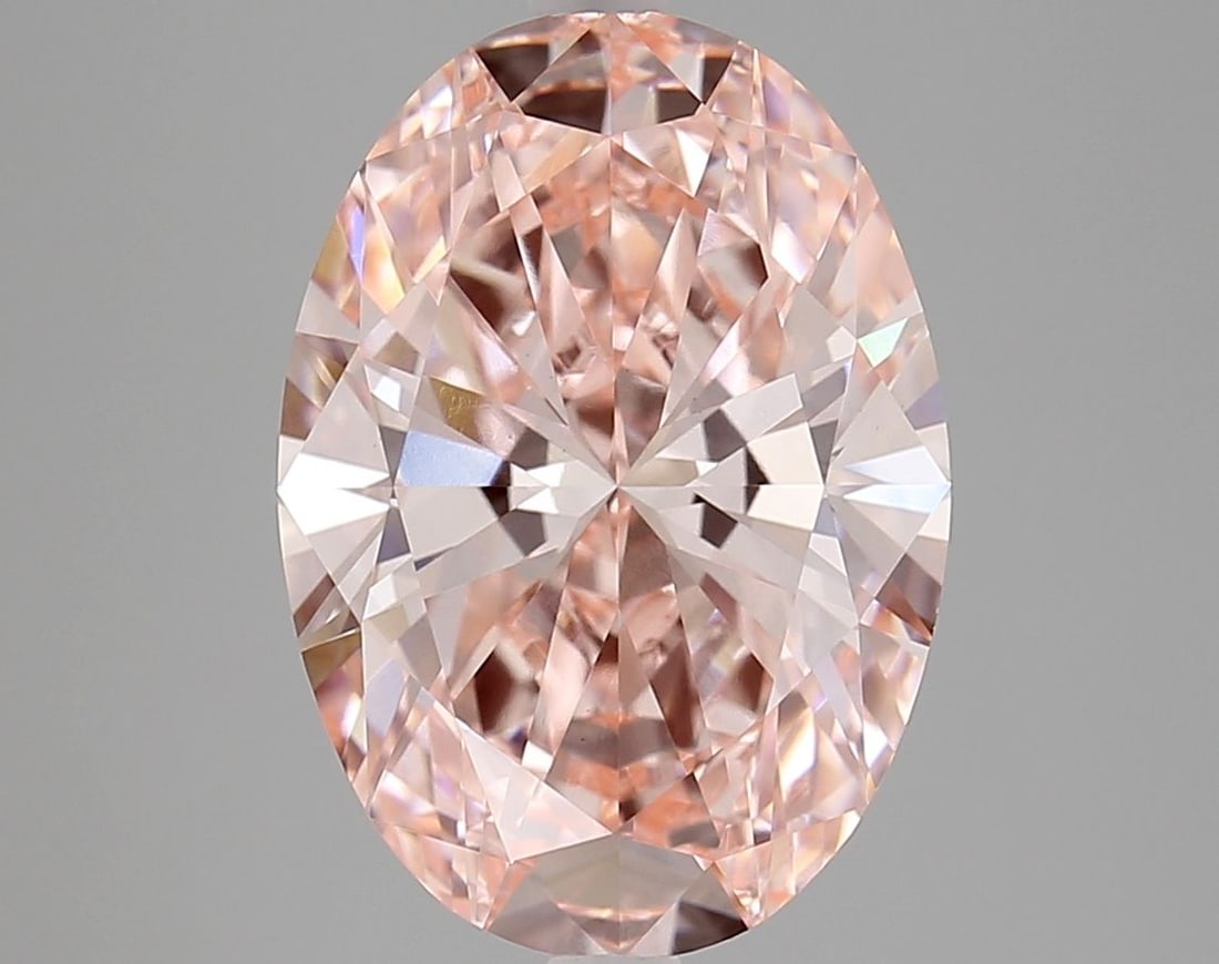 Loose Diamond - OVAL 5.0ct Fancy Vivid Pink VVS2: Loose Diamond - OVAL 5.0ct Fancy Vivid Pink VVS2 Source: This is a real non-mined Diamond that has been grown in a lab Shape: OVAL Carats: 5.0 Color: Fancy Vivid Pink Certification: IGI Video: