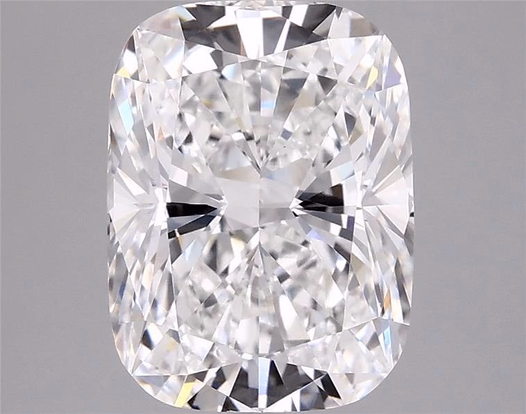 Loose Diamond - CUSHION 4.57ct E VVS2: Loose Diamond - CUSHION 4.57ct E VVS2 Source: This is a real non-mined Diamond that has been grown in a lab Shape: CUSHION Carats: 4.57 Color: E Clarity: VVS2 Certification: IGI Condition: Pre-Owned P