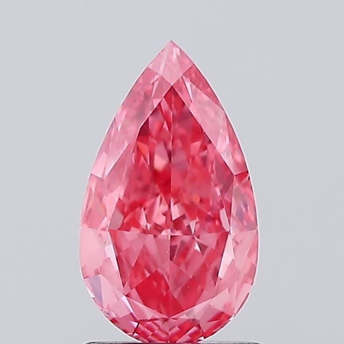 Loose Diamond - PEAR 1.02ct Fancy Vivid Pink VVS2: Loose Diamond - PEAR 1.02ct Fancy Vivid Pink VVS2 Source: This is a real non-mined Diamond that has been grown in a lab Shape: PEAR Carats: 1.02 Color: Fancy Vivid Pink Certification: IGI Video: