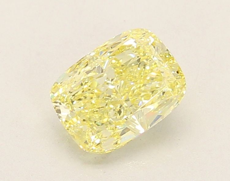 Loose Diamond - CUSHION MODIFIED 1.32ct Fancy Intense Yellow VS1: Loose Diamond - CUSHION MODIFIED 1.32ct Fancy Intense Yellow VS1 Source: This is a real non-mined Diamond that has been grown in a lab Shape: CUSHION MODIFIED Carats: 1.32 Color: Fancy Intense Yellow