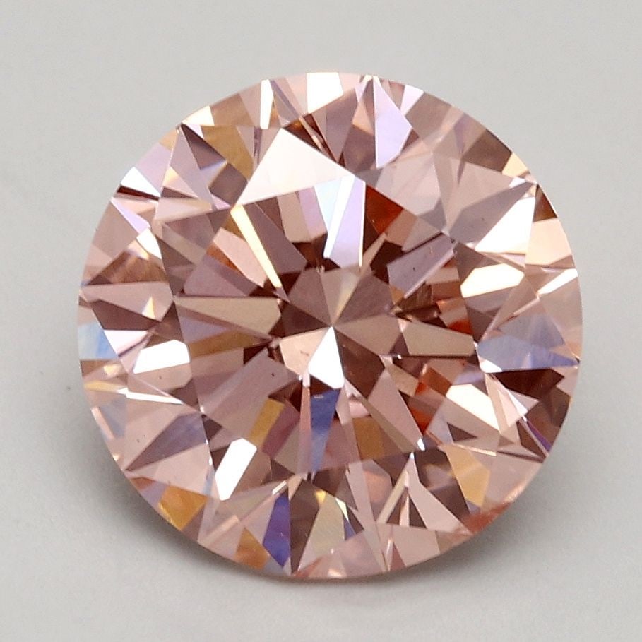 Loose Diamond - ROUND 2.5ct Fancy Intense Pink SI1: Loose Diamond - ROUND 2.5ct Fancy Intense Pink SI1 Source: This is a real non-mined Diamond that has been grown in a lab Shape: ROUND Carats: 2.5 Color: Fancy Intense Pink Certification: IGI Video:
