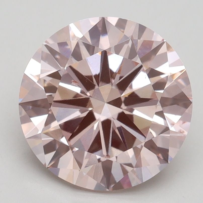 Loose Diamond - ROUND 3.0ct Fancy Pink VS2: Loose Diamond - ROUND 3.0ct Fancy Pink VS2 Source: This is a real non-mined Diamond that has been grown in a lab Shape: ROUND Carats: 3.0 Color: Fancy Pink Certification: IGI Video: