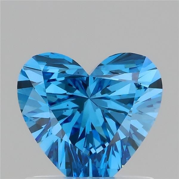 Loose Diamond - HEART 0.92ct Fancy Vivid Blue VS1: Loose Diamond - HEART 0.92ct Fancy Vivid Blue VS1 Source: This is a real non-mined Diamond that has been grown in a lab Shape: HEART Carats: 0.92 Color: Fancy Vivid Blue Certification: IGI Video: