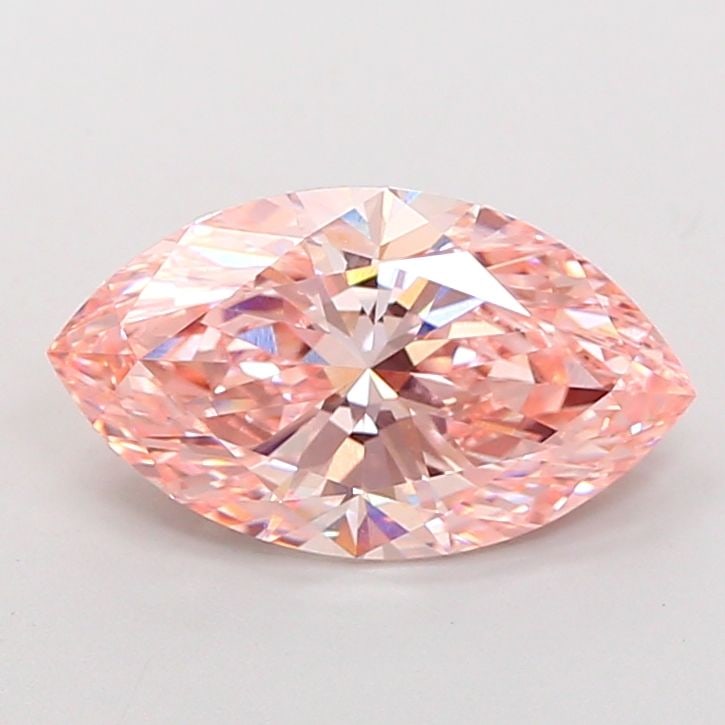 Loose Diamond - MARQUISE 3.96ct Fancy Vivid Pink VS1: Loose Diamond - MARQUISE 3.96ct Fancy Vivid Pink VS1 Source: This is a real non-mined Diamond that has been grown in a lab Shape: MARQUISE Carats: 3.96 Color: Fancy Vivid Pink Certification: IGI Video