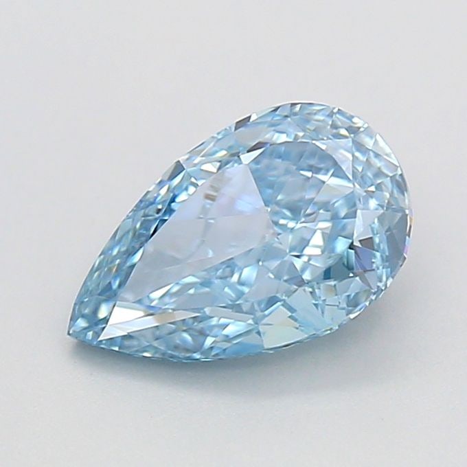 Loose Diamond - PEAR 1.23ct Fancy Vivid Blue VS1: Loose Diamond - PEAR 1.23ct Fancy Vivid Blue VS1 Source: This is a real non-mined Diamond that has been grown in a lab Shape: PEAR Carats: 1.23 Color: Fancy Vivid Blue Certification: IGI Video: