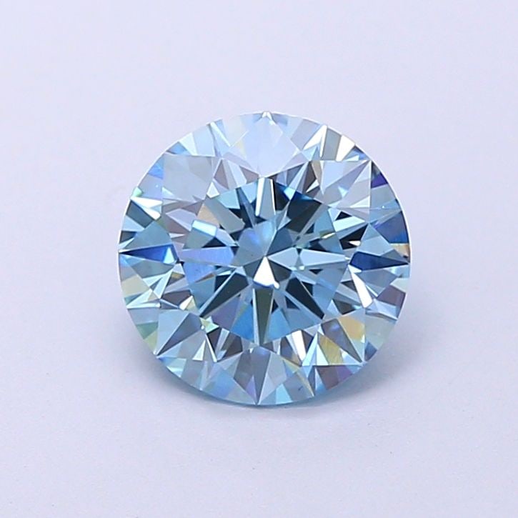 Ideal Loose Diamond - ROUND 1.71ct Fancy Vivid Blue VS1: Ideal Loose Diamond - ROUND 1.71ct Fancy Vivid Blue VS1 Source: This is a real non-mined Diamond that has been grown in a lab Shape: ROUND Carats: 1.71 Color: Fancy Vivid Blue Certification: IGI Video
