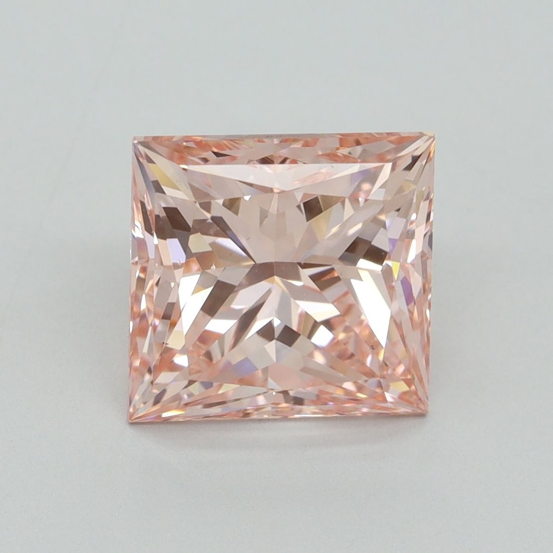 Loose Diamond - PRINCESS 4.01ct Fancy Intense Pink VS1 (1 of 1)