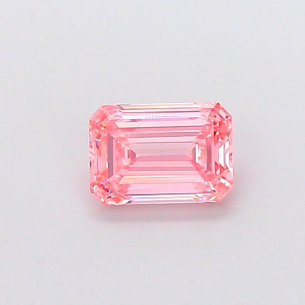 Loose Diamond - EMERALD 1.07ct Fancy Vivid Pink VVS2: Loose Diamond - EMERALD 1.07ct Fancy Vivid Pink VVS2 Source: This is a real non-mined Diamond that has been grown in a lab Shape: EMERALD Carats: 1.07 Color: Fancy Vivid Pink Certification: IGI