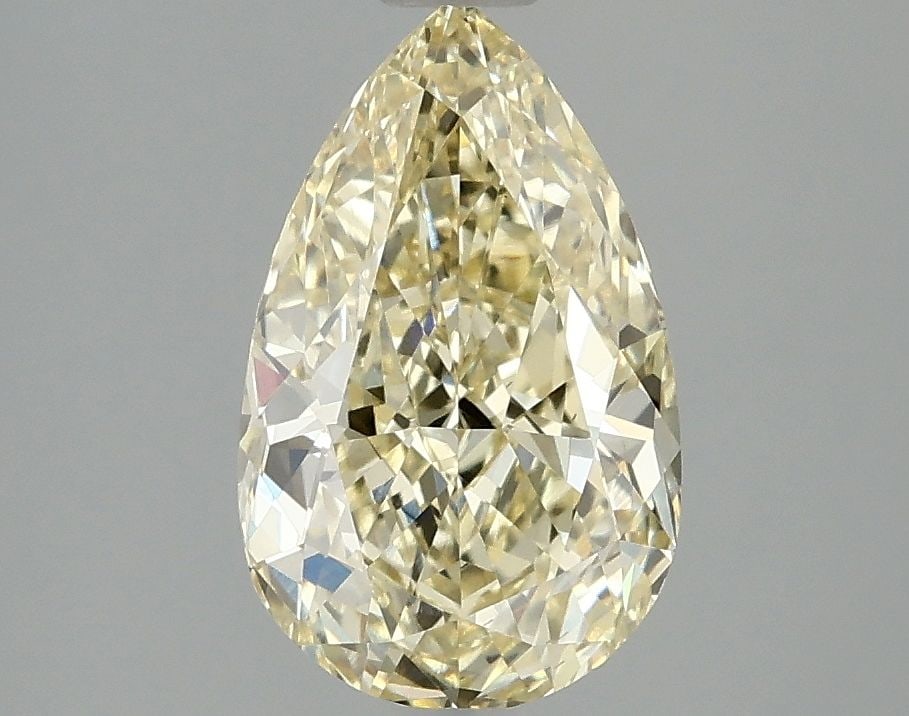 Loose Diamond - PEAR 2.07ct Fancy Intense Yellow VS1: Loose Diamond - PEAR 2.07ct Fancy Intense Yellow VS1 Source: This is a real non-mined Diamond that has been grown in a lab Shape: PEAR Carats: 2.07 Color: Fancy Intense Yellow Certification: IGI